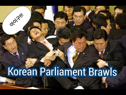 South Korea Parliament Brawls Vol 1