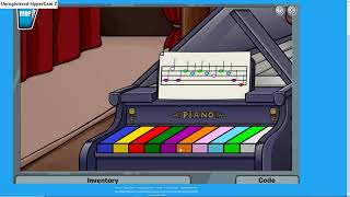 Joy to the World on Club Penguin piano