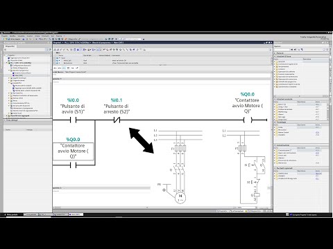 Esercizio n.1: Dallo schema funzionale alla programmazione LADDER