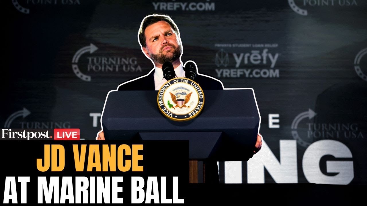 LIVE: US Vice President JD Vance Attends Marine Ball, Addresses Service Members | N18G