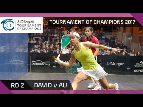 Squash: David v Au - Tournament of Champions 2017 Rd 2 Highlights