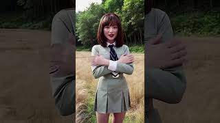 AI Dance Girl 1572 - Eriko Persona Realistic Char Dance on Milk Boy #DancingAI #Persona