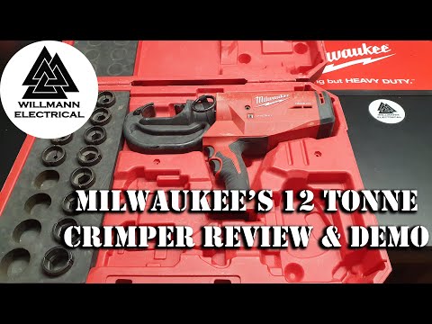 Milwaukee M18 12 Tonne Cable Crimper - Tool Review and Showcase