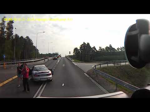 Wypadek trasa Nowe Miasto Lubawskie - Ostróda miejscowość Rakowice