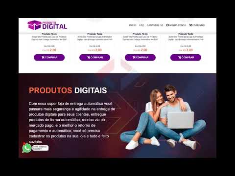 Site, Sistema, Script Catalogo Digital Vitrine Online Produtos Vendas em Php