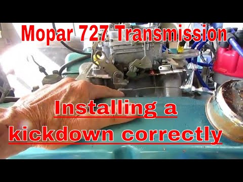 New Life Automotive How to correctly install a 727/904 kickdown cable