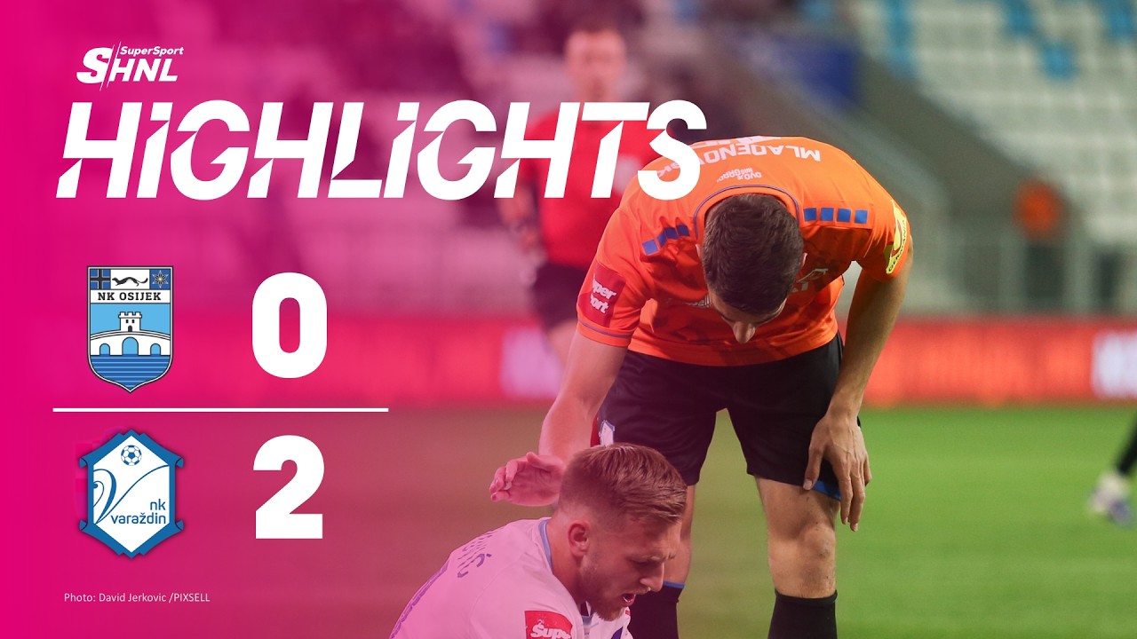 NK Osijek vs NK Varaždin Highlights