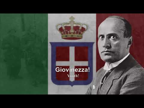 'Giovinezza' - Anthem of the PNF
