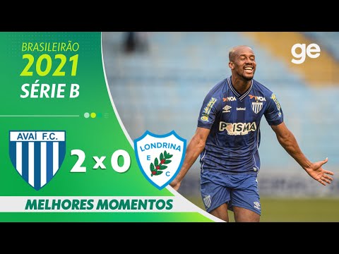 AVAÍ 2 X 0 LONDRINA | MELHORES MOMENTOS | 27ª RODADA SÉRIE B 2021 | ge.globo