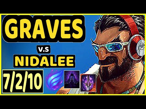 MARKOON (GRAVES) vs NIDALEE - 7/2/10 KDA JUNGLE CHALLENGER GAMEPLAY - EUW