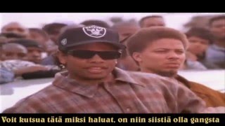 Eazy-E ft. 2Pac, Biggie, The Game &amp; Ice Cube - Gangster Beat 4 The Street Remix (Finnish Subtitles)