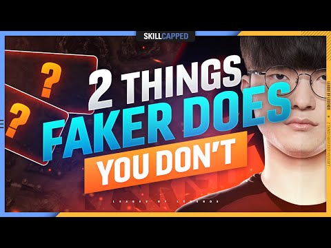 The 2 THINGS FAKER DOES to STOMP LANE that YOU DON'T - League of Legends