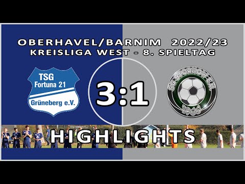 FORTUNA GRÜNEBERG - SG STORKOW 3:1 - Highlights [KL West 2022/23 - 8. Spieltag]