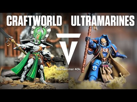 New Codex Aeldari vs Space Marines: A Warhammer 40k Battle Report