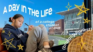 day in the life of a college student in boston (umb) // college vlogs