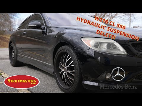 2007-2014 Mercedes-Benz CL 550 Rear Suspension Conversion Kit Installation