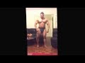 Alhan Jaberizadeh posing practice 3 weeks out from 2015 Arnold Classic Australia