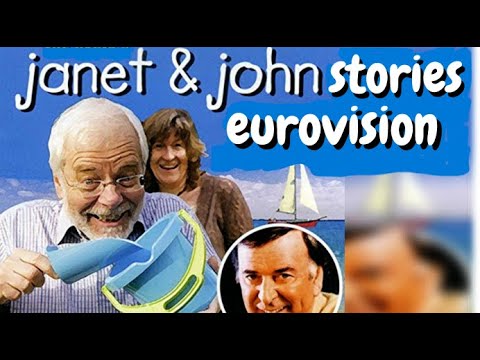 Terry Wogan reads Janet & John stories. The Eurovision Party