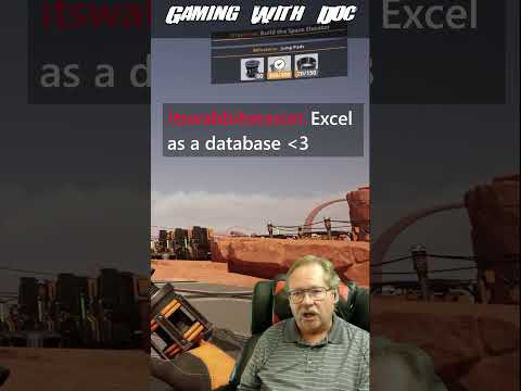 Satisfactory Livestream Clip: Excel is a Database!