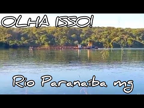 OLHA essa MARAVILHA no RIO PARANAÍBA MG 
