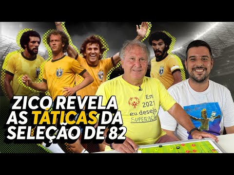 A seleção brasileira que encantou Guardiola!! Zico ensina as táticas da Copa de 82