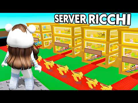 entro in un server di soli ricchi su steal a brainrot roblox.