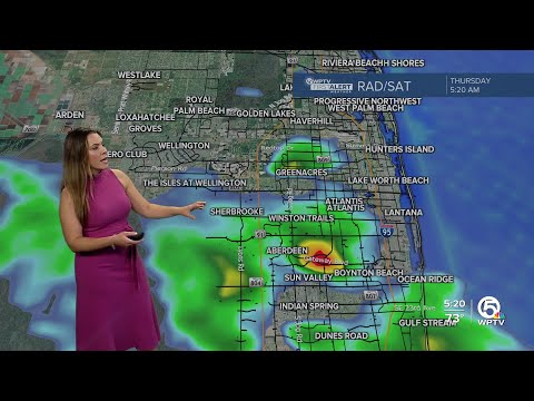 WPTV First Alert Weather Forecast for Morning of Thursday, Dec. 18, 2025