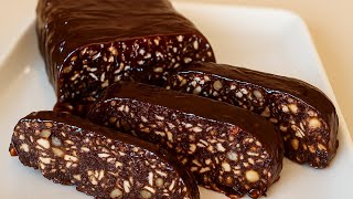 ŞEKERSİZ, SÜTSÜZ FİT MOZAİK PASTA 👏 Buzluğa Koy, Günlerce Ye💯