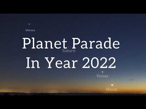 Planet Parade | Year 2022 | March -  April | July - August | #astronomy #2022 #clearsky