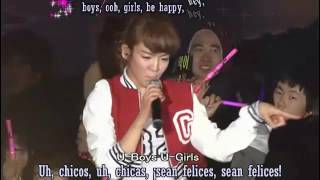SNSD Be Happy Live  Into The New World 1st Asia Tour Concert  Sub Español