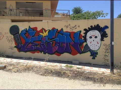 Graffiti Hopes & Atos - Making a piece for YEISON VF | GO PRO