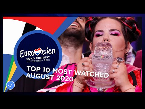 TOP 10: Most watched in August 2020 - Eurovision Song Contest