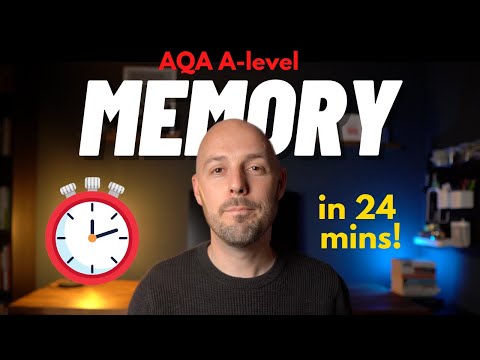 REVISE Memory in 24 MINS! (AQA A-level Psychology)