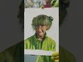 I Painted And Interviewed A Lady Wearing ALL GREEN