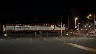 Rare Visitor on the MBTA Needham Line. 11/24/2025