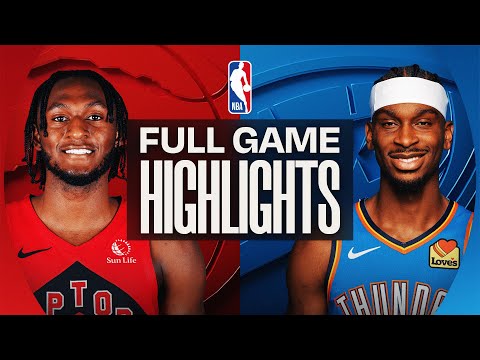 RAPTORS at THUNDER | FULL GAME HIGHLIGHTS | January 25, 2026
