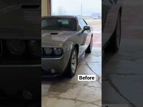 Made such a big difference! #wheels #dodgechallenger