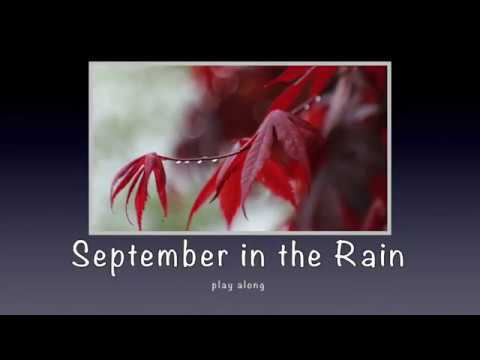 September In The Rain - backing track + music sheet