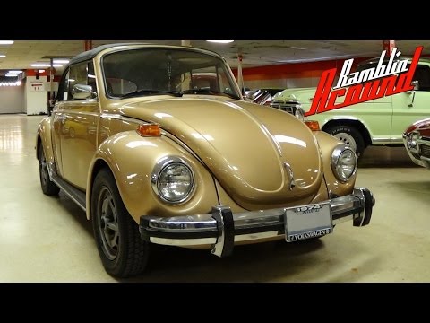 1974 Volkswagen Super Beetle Convertible - Possible Rare Sun Bug Edition VW