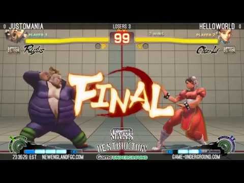 GMD22 USF4 Justomania(Rufus) Vs. HelloWorld(Chun-Li)