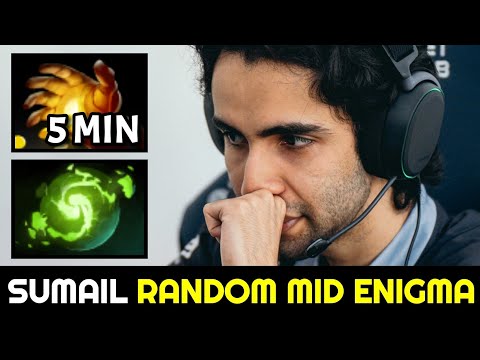 SUMAIL Random MID Enigma with 5min Hand of Midas Dota 2
