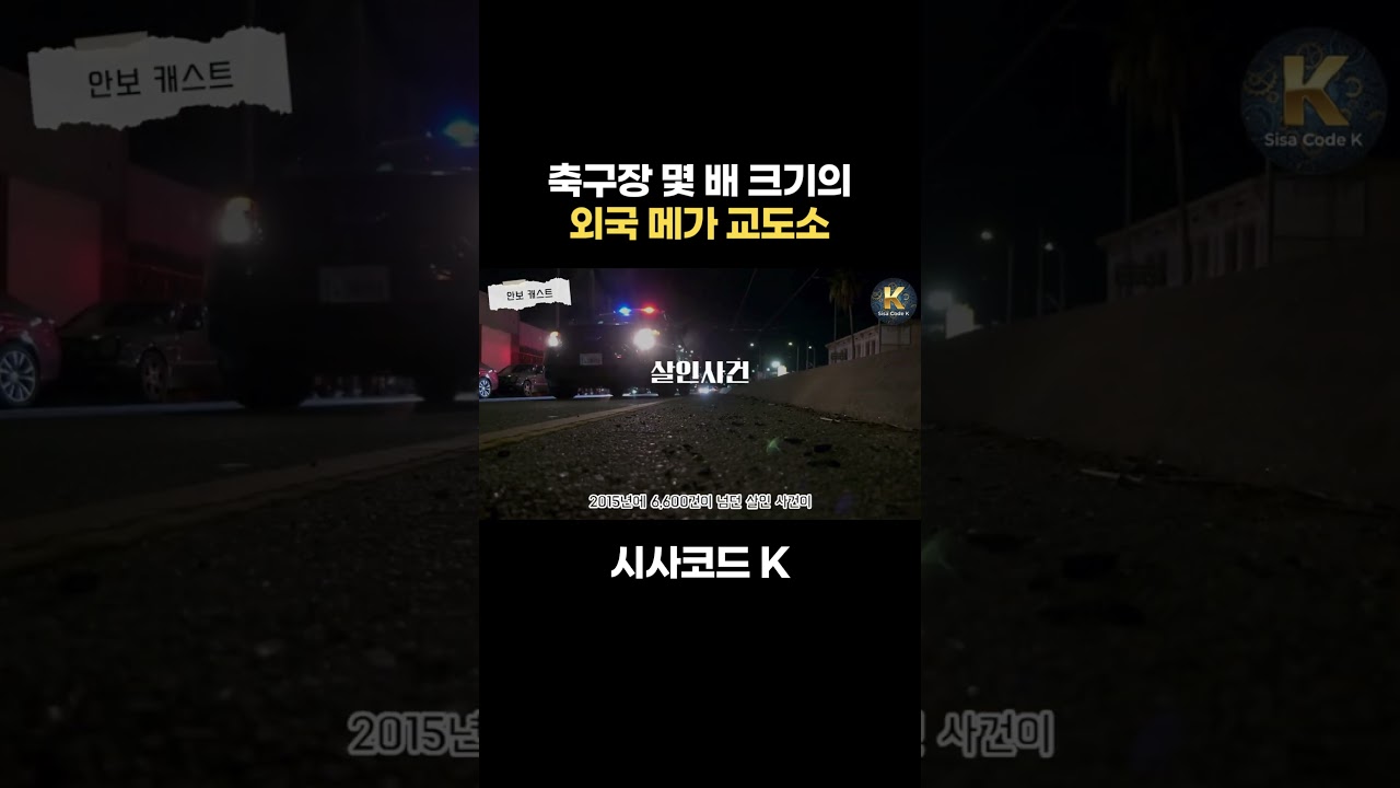 축구장 몇 배 크기의 외국 메가 교도소