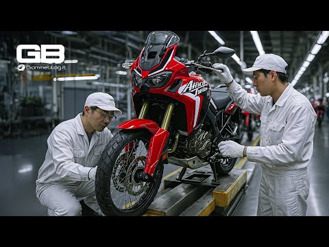 Wie sie Honda Africa Twin von Hand in der Super Advanced Factory bauen