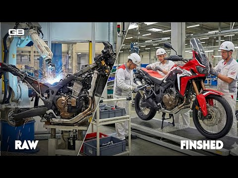 Thumbnail for Honda's Mega Factory: How the Africa Twin is Built (2026 Documentary) by Honda Africa Twin