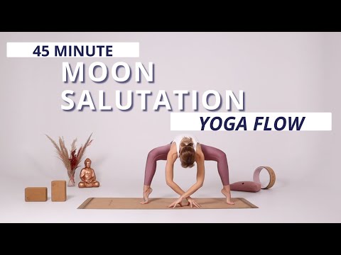 45 Min Moon Salutation Yoga Flow