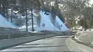 preview picture of video 'Lake Tahoe to Carson City(SEE CAVE ROCK), Nevada 2-6-2008'