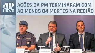 PSOL denuncia Tarcísio de Freitas e Derrite por crimes em operações na Baixada Santista
