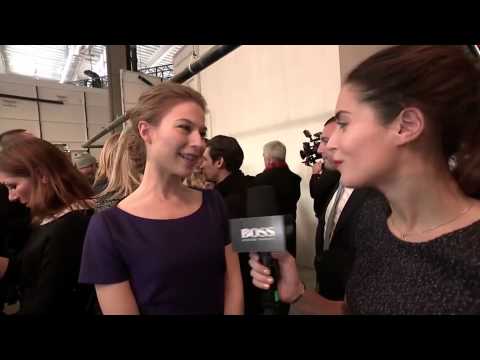 BOSS Womenswear Fashion Show Fall/Winter 2014, New York - Interview with Nora von Waldstätten