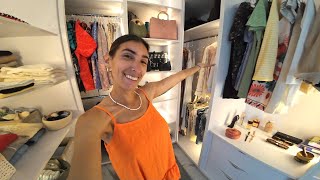 TAKE A LOOK OF MY NEW WALK IN CLOSET