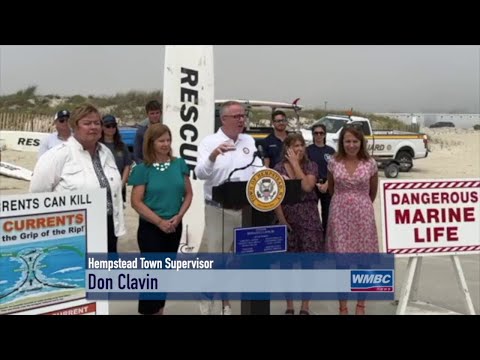 NY Long Island & Shark Attacks Along Its Beaches